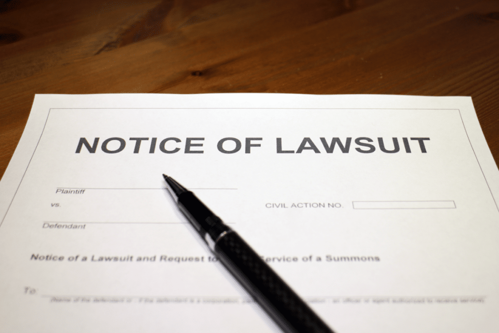 Notice of Lawsuit document