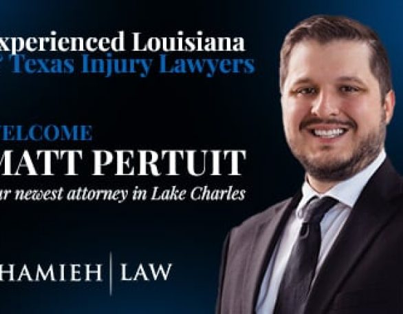 Welcome Matt Pertuit to the Shamieh Law Lake Charles Office